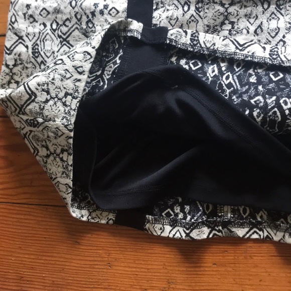 Parker Contour Dress, Black & White Print / M - Picture 4 of 10